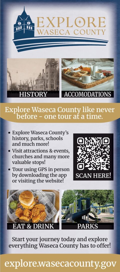 Discover Waseca Rack Card 1